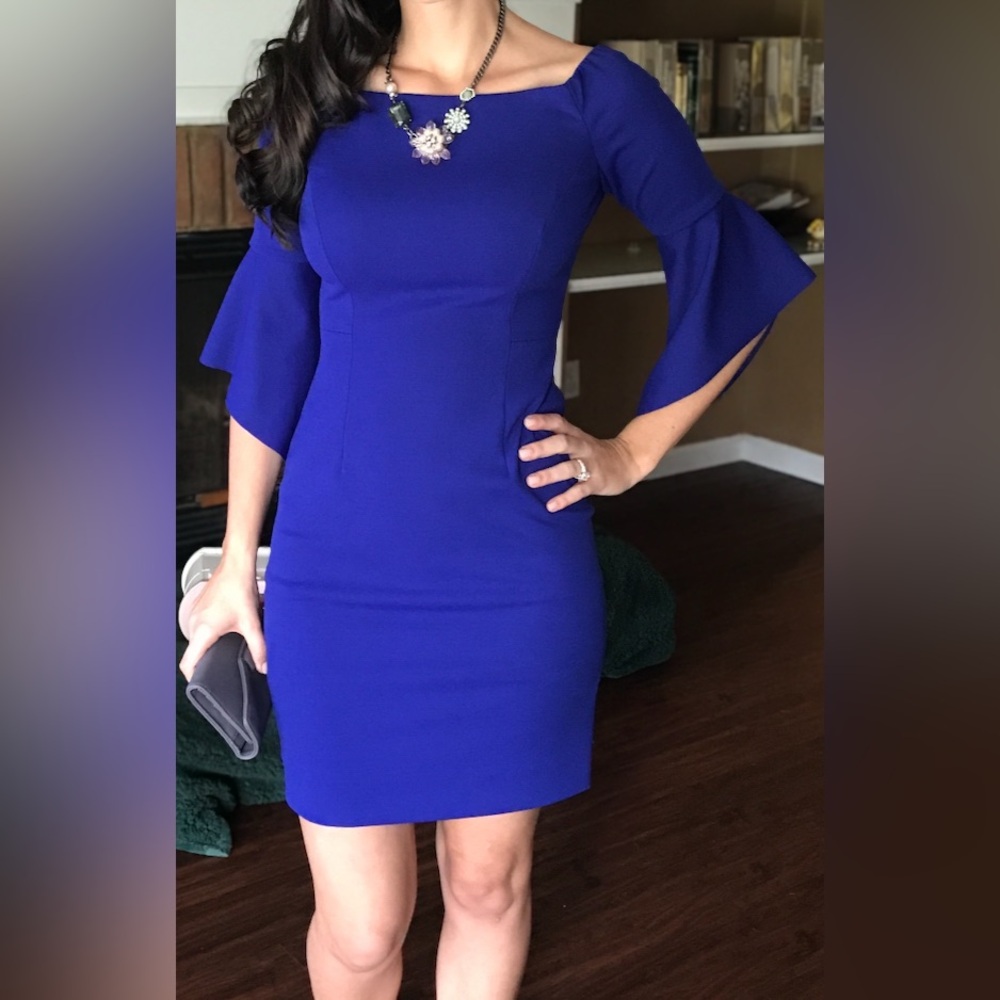 Elegant Royal Blue Dress